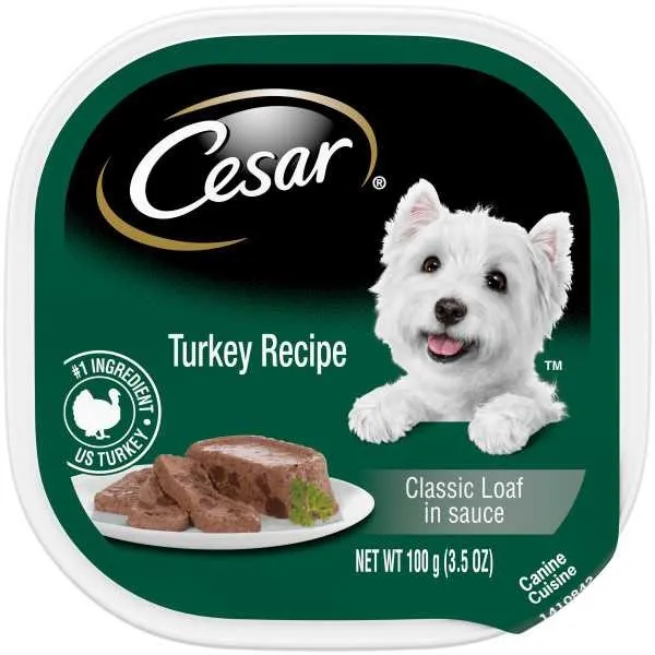 24/3.5 oz. Cesar With Turkey In Meaty Juices - Dog/Cat Supplements